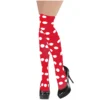 Red Party Stocking with White Polka Dots