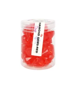 Red Plastic Gems 2.7cm 30pk