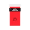 Red Plastic Tablecover 137x274cm