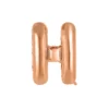 Rose Gold Alphabet Foil Balloon Letter H