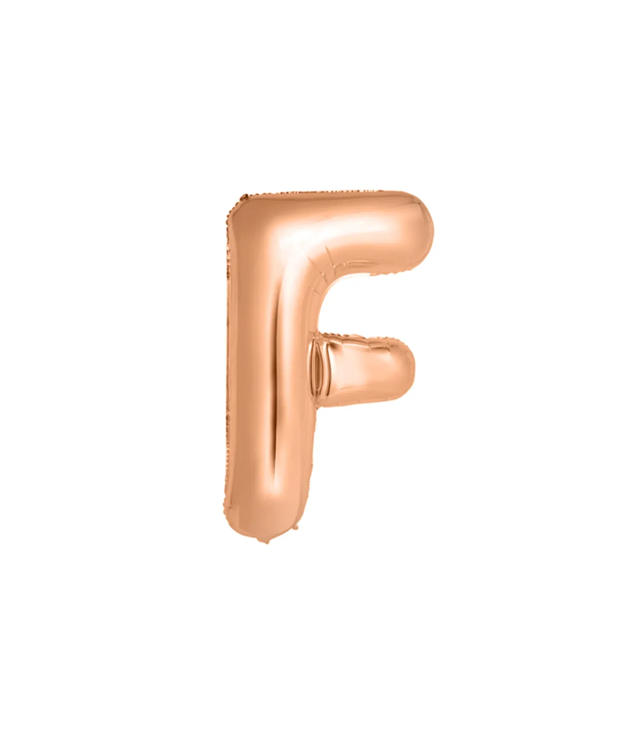 Rose Gold Alphabet Foil Balloon Letter F