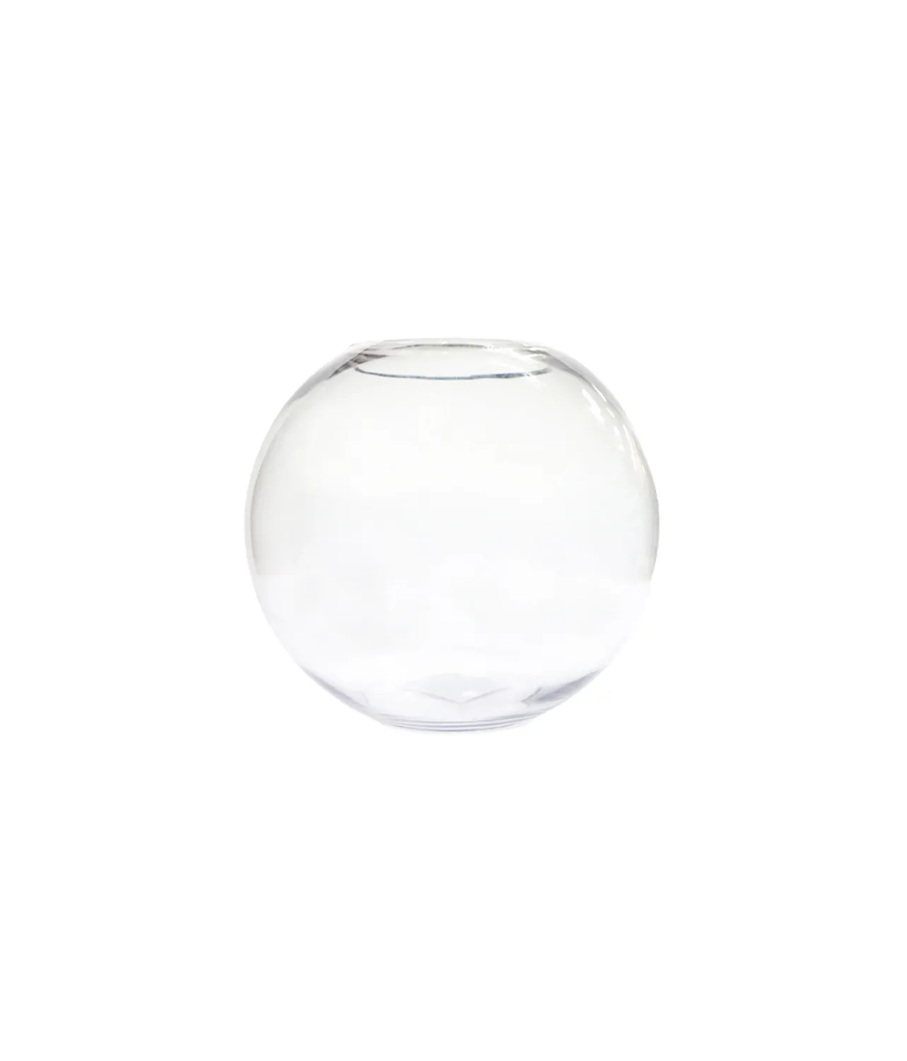 Round Glass Fish Bowl 16cm