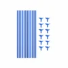 Royal Blue Balloon Stick & Cup Set 12pk