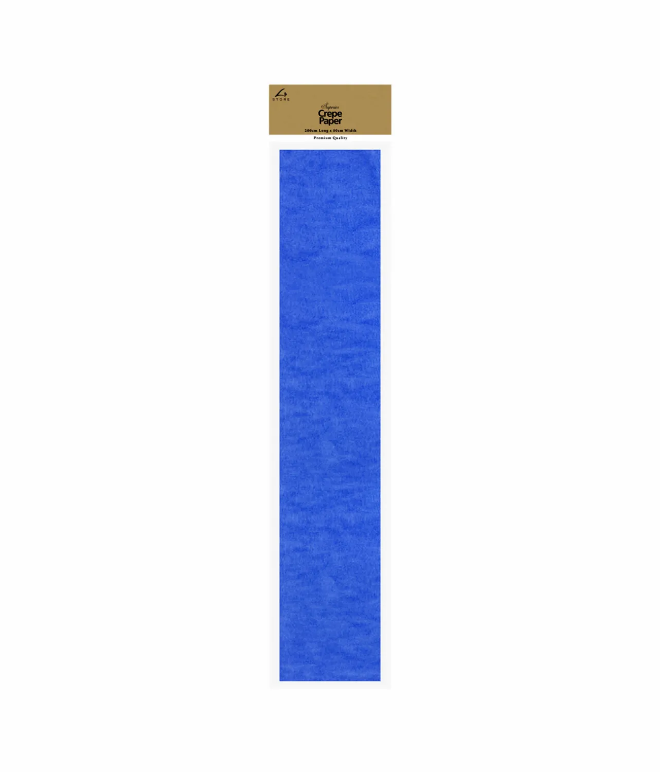Royal Blue Crepe Paper 200x50cm