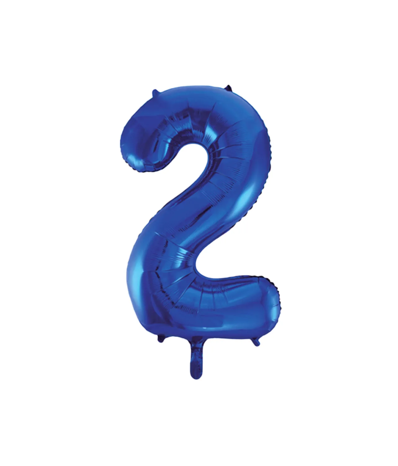 Royal Blue Foil Number Balloon 2