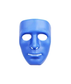 Royal Blue Full Face Plastic Mask
