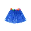 Royal Blue Short Hula Skirt 40cm