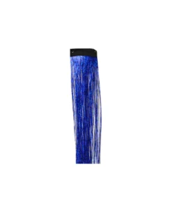 Royal Blue Tinsel Hair Extension Clip 1pc