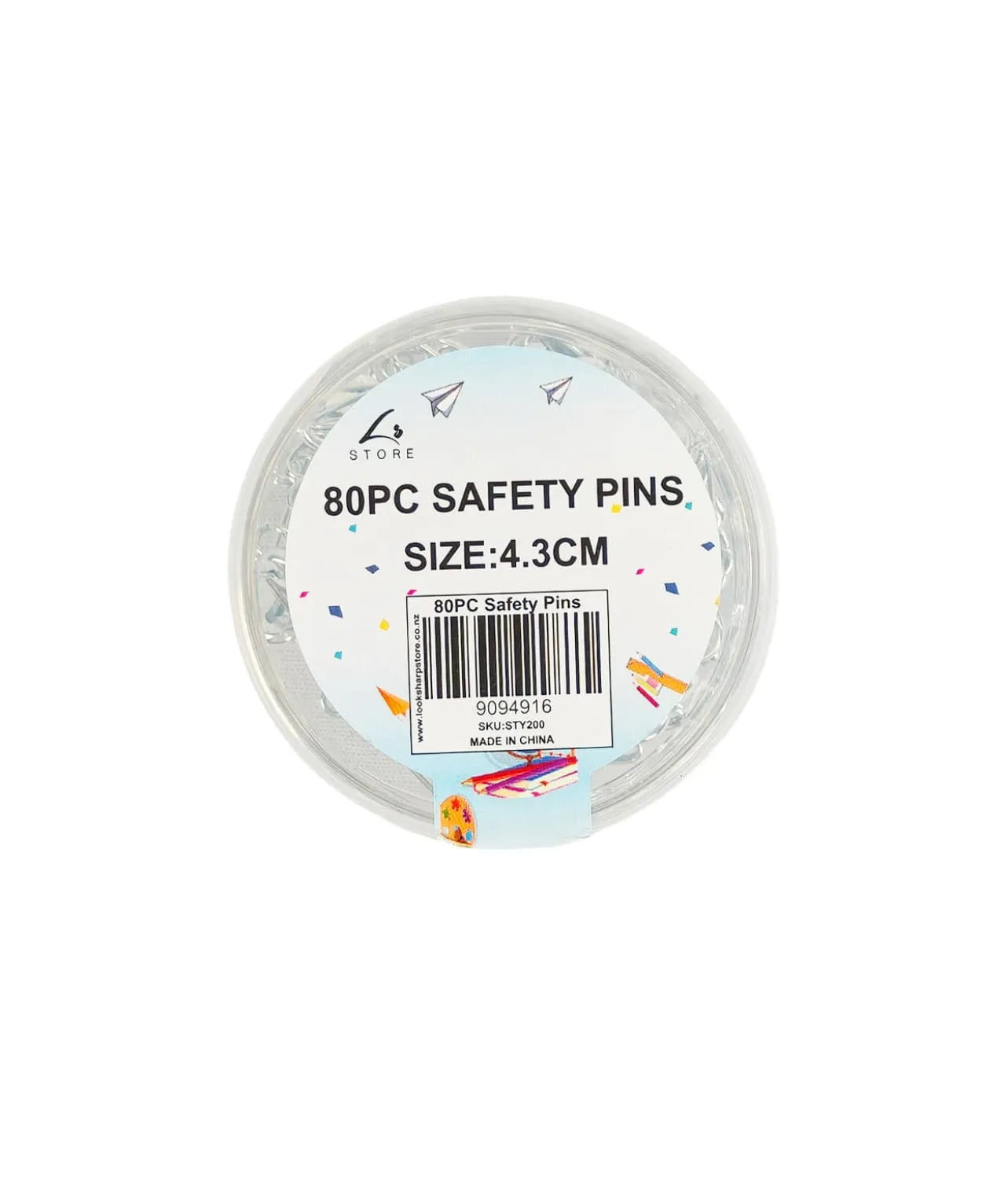 Safety Pins 80pc 4.3cm