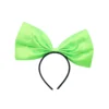 Satin Lime Green Bow Headband 30cm
