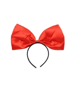 Satin Red Bow Headband 30cm