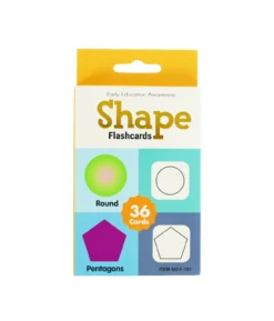Shape Flash Card 36pc 7.8×11.7cm