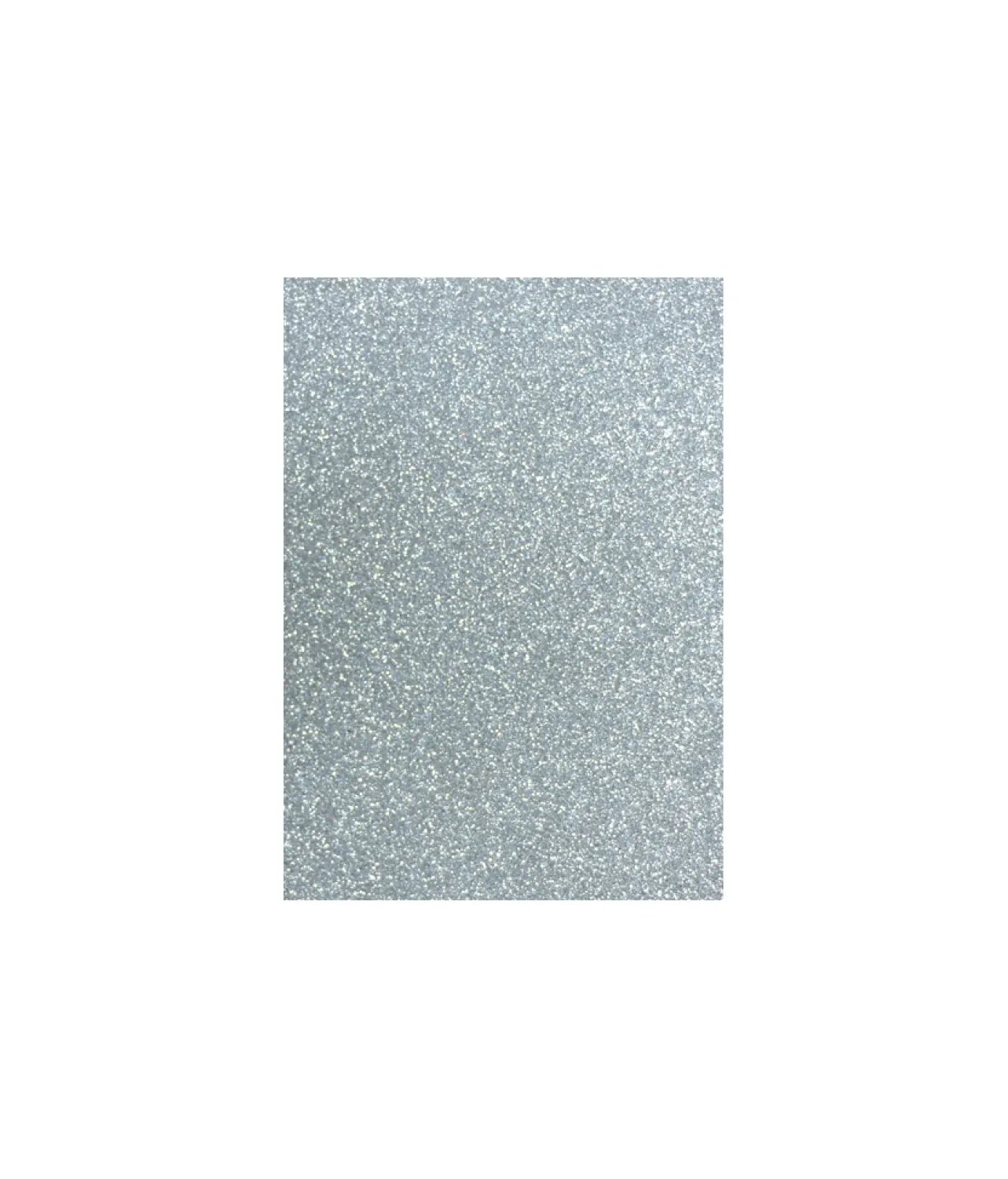 Silver A4 Glitter Cardboard 10pk
