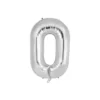 Silver Alphabet Foil Balloon Letter O