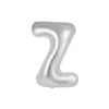 Silver Alphabet Foil Balloon Letter Z