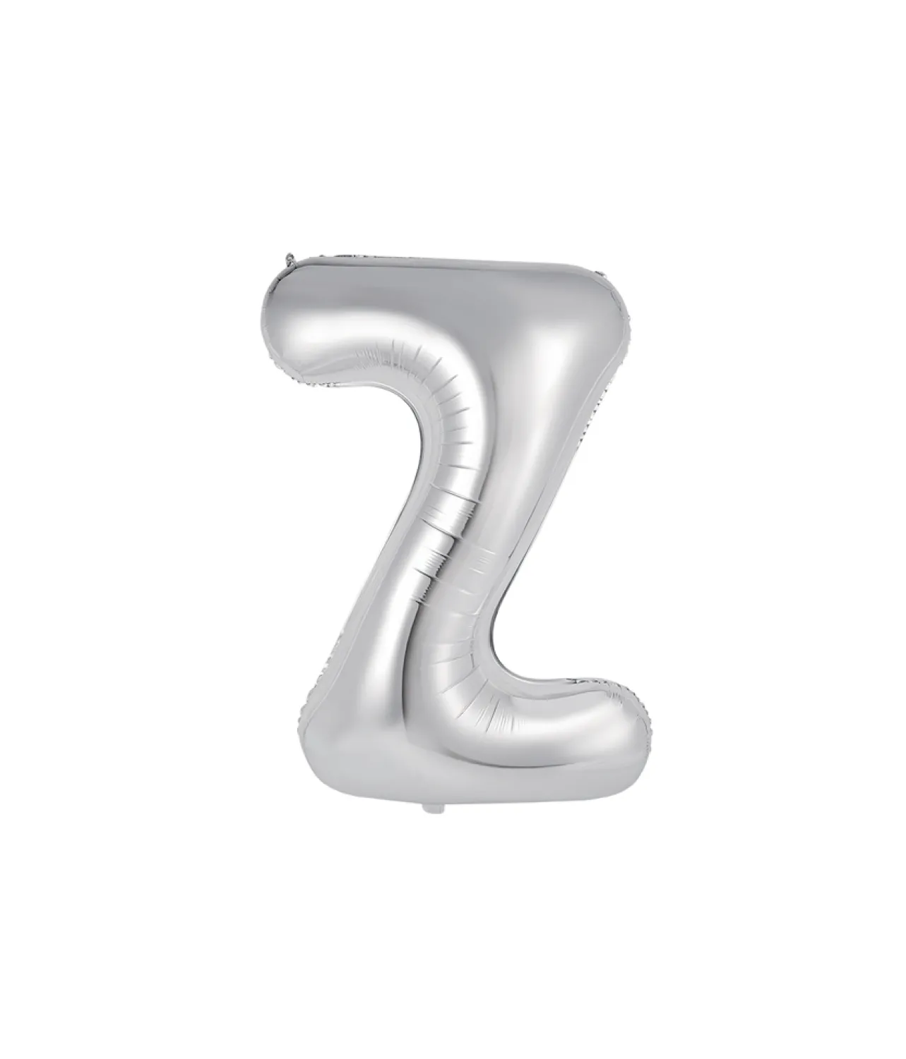 Silver Alphabet Foil Balloon Letter Z