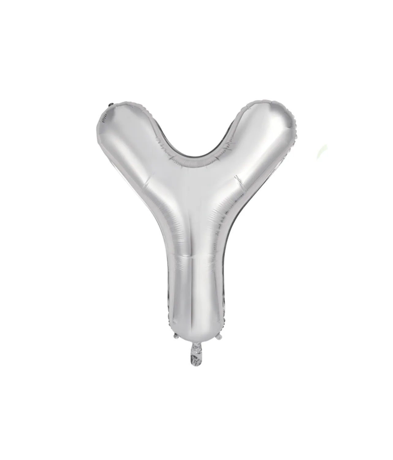 Silver Alphabet Foil Balloon Letter Y
