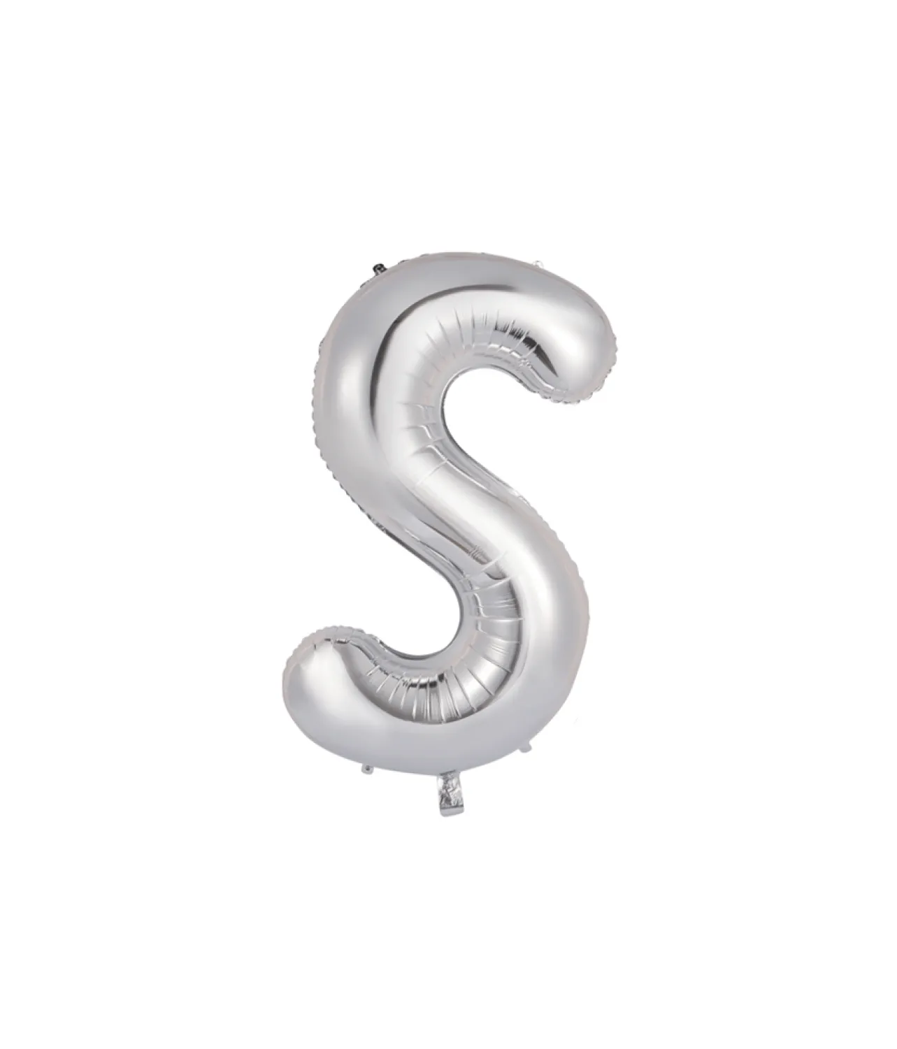 Silver Alphabet Foil Balloon Letter S
