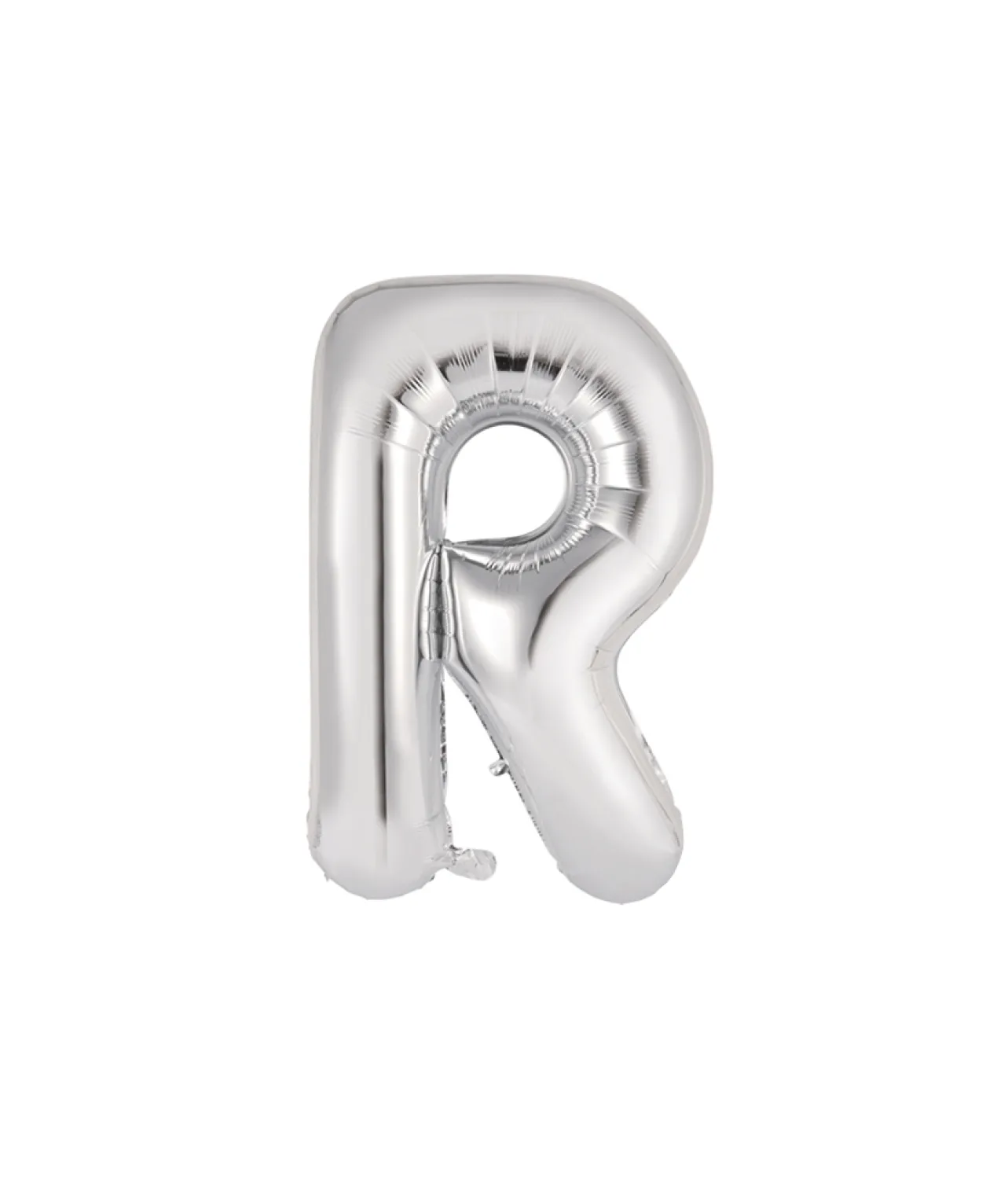 Silver Alphabet Foil Balloon Letter R