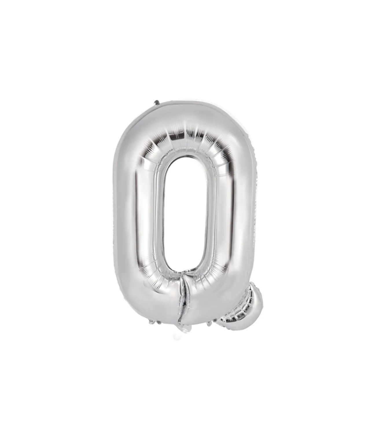 Silver Alphabet Foil Balloon Letter Q