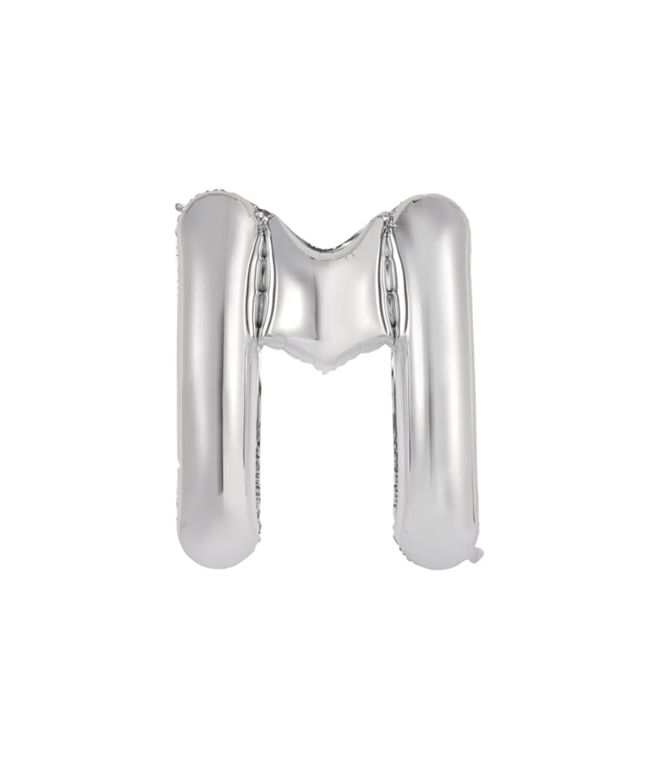 Silver Alphabet Foil Balloon Letter M