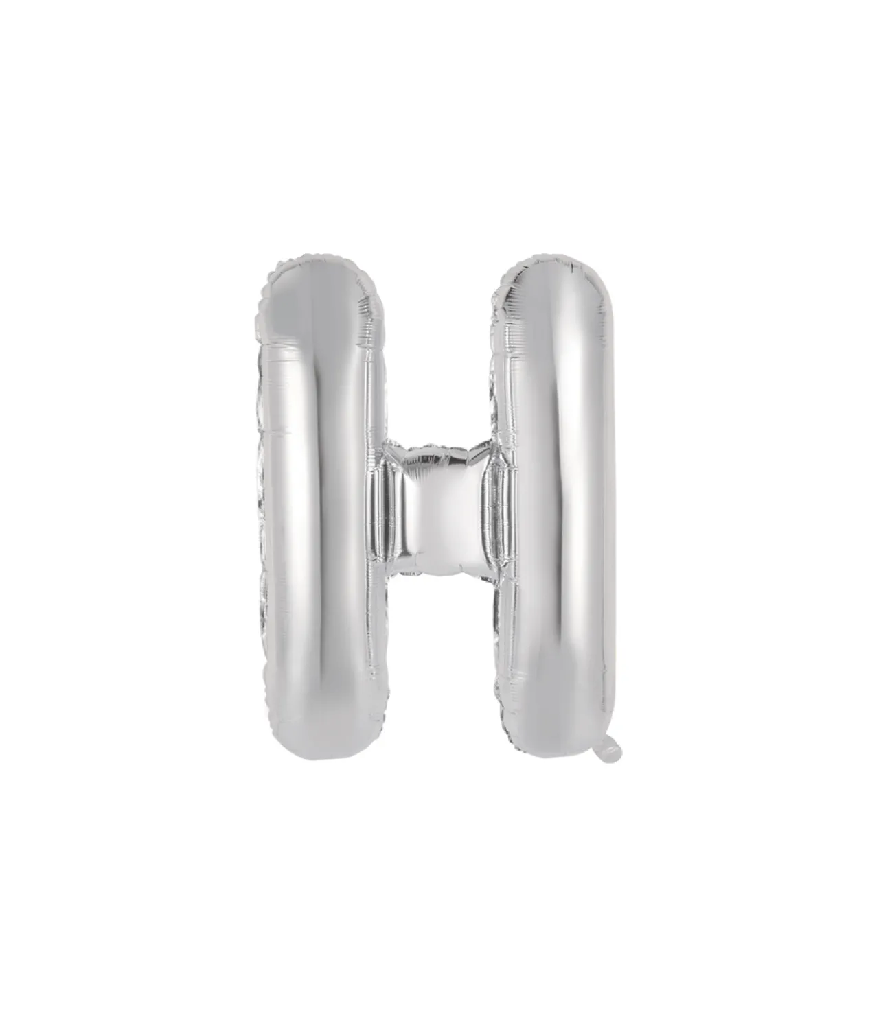 Silver Alphabet Foil Balloon Letter H