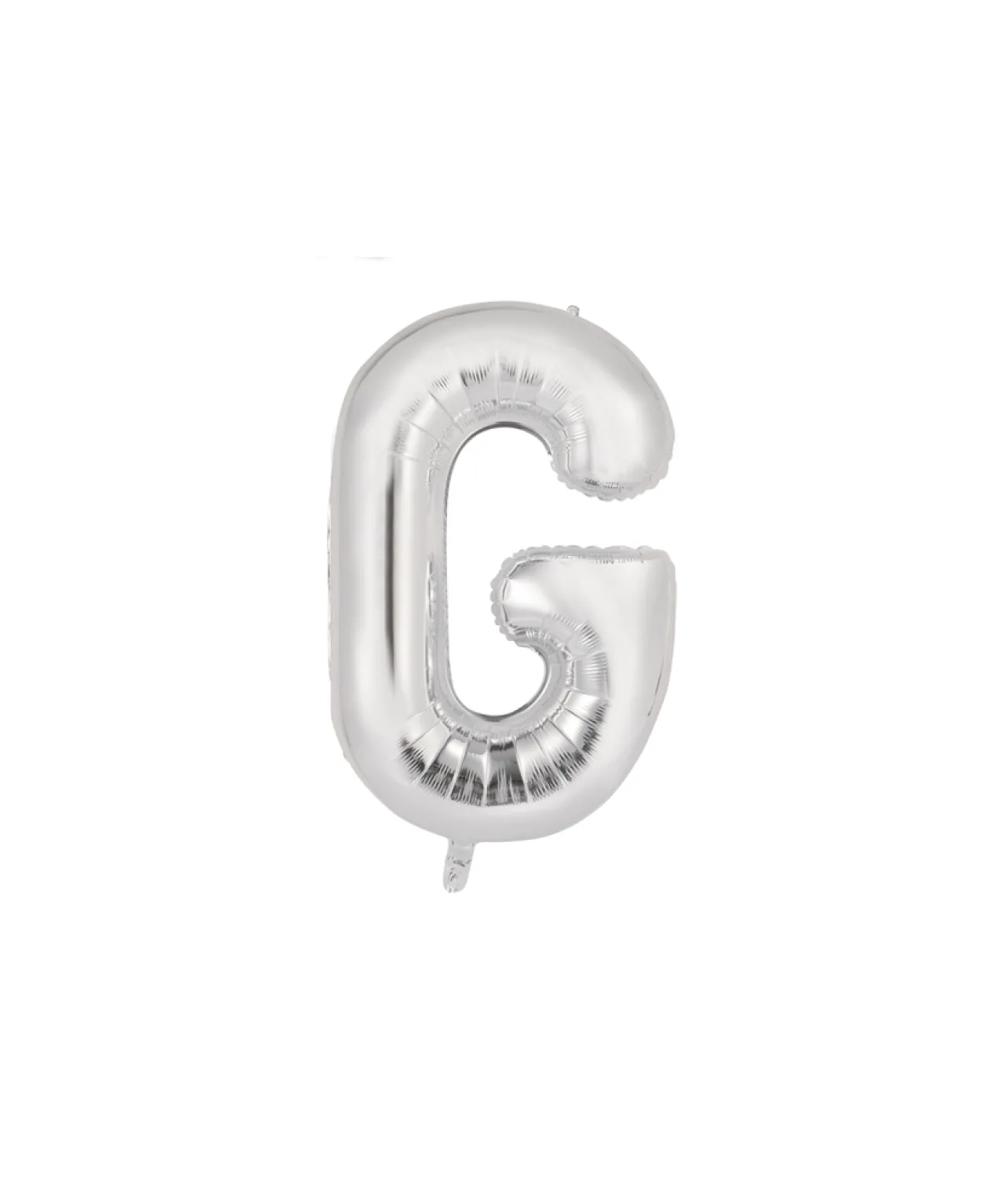 Silver Alphabet Foil Balloon Letter G