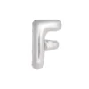 Silver Alphabet Foil Balloon Letter F