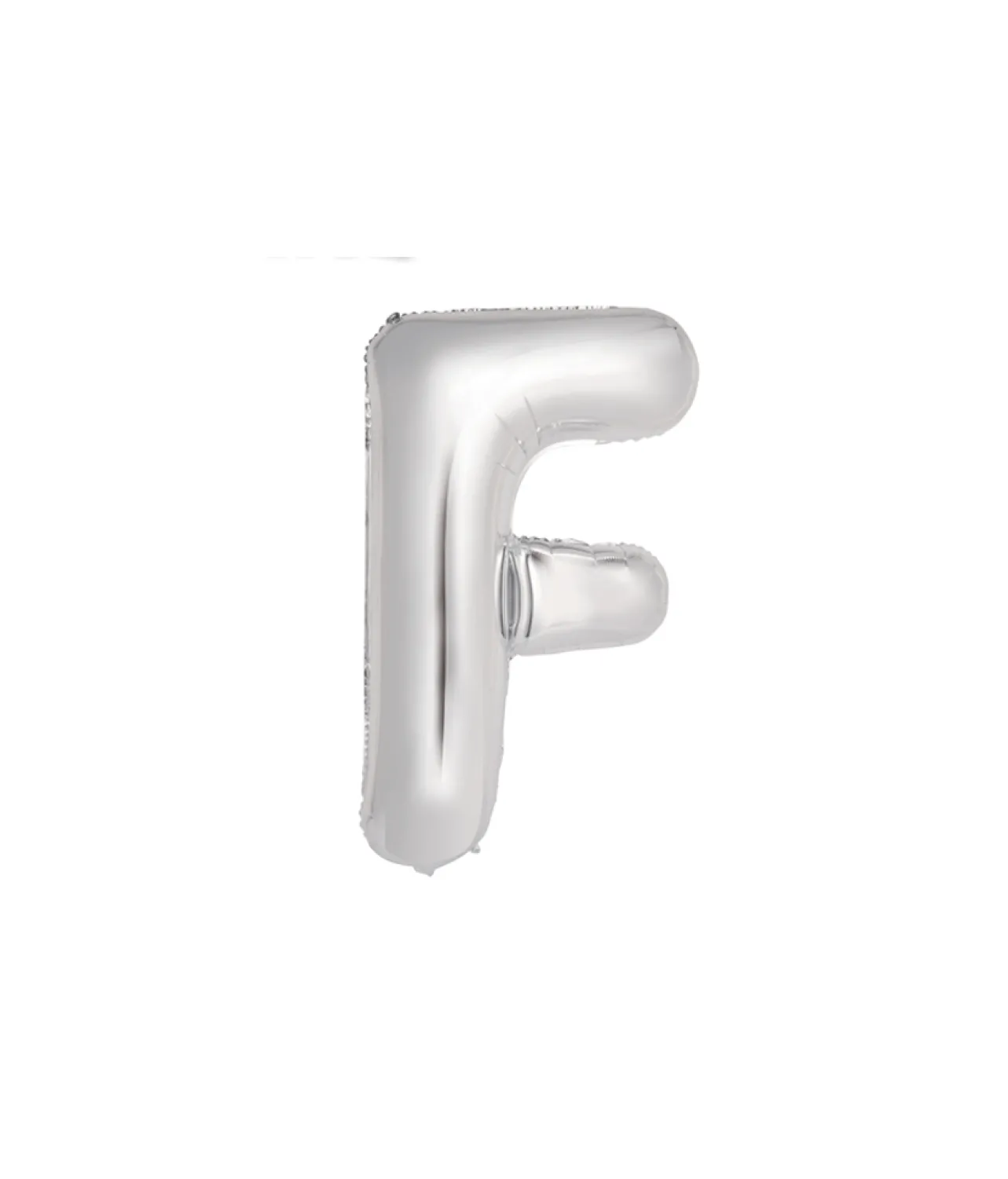 Silver Alphabet Foil Balloon Letter F