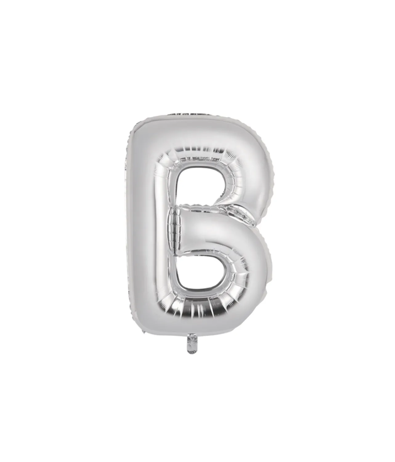 Silver Alphabet Foil Balloon Letter B