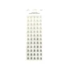 Silver Bear Rhinestone Stickers