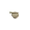 Silver Brooch Blank Round Tray with Alligator Clip 3x3cm 6pc