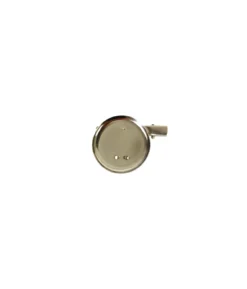 Silver Brooch Blank Round Tray with Alligator Clip 6pc