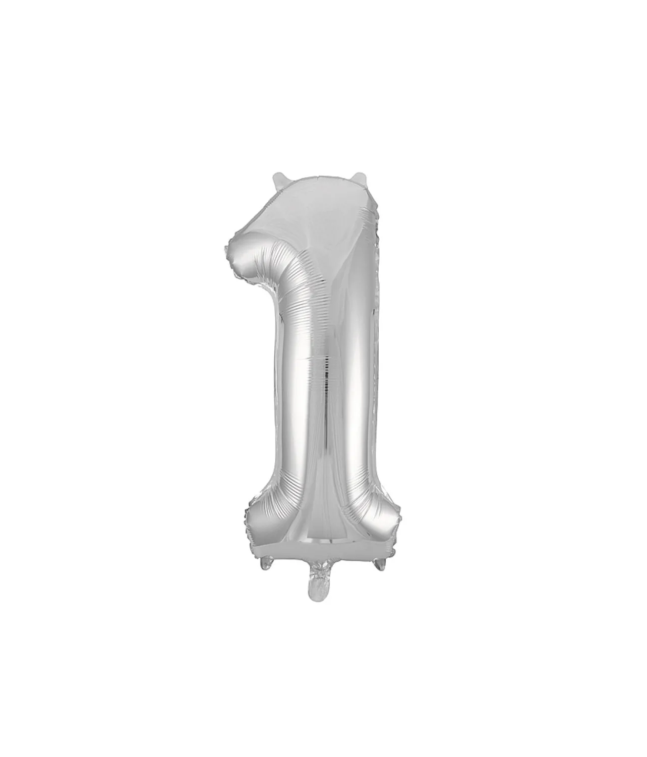 Silver Foil Number Balloon 1