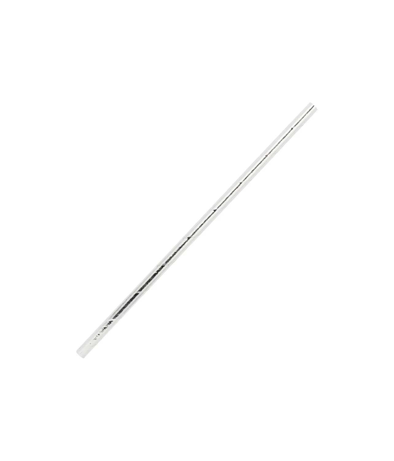Silver Foil Paper Straws 25pk