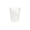 Silver Happy Birthday Paper Cups 20x9oz