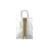 Silver Matte Medium Paper Bags 27cm 3pk