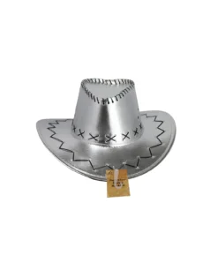 Silver Metallic Cowboy Hat