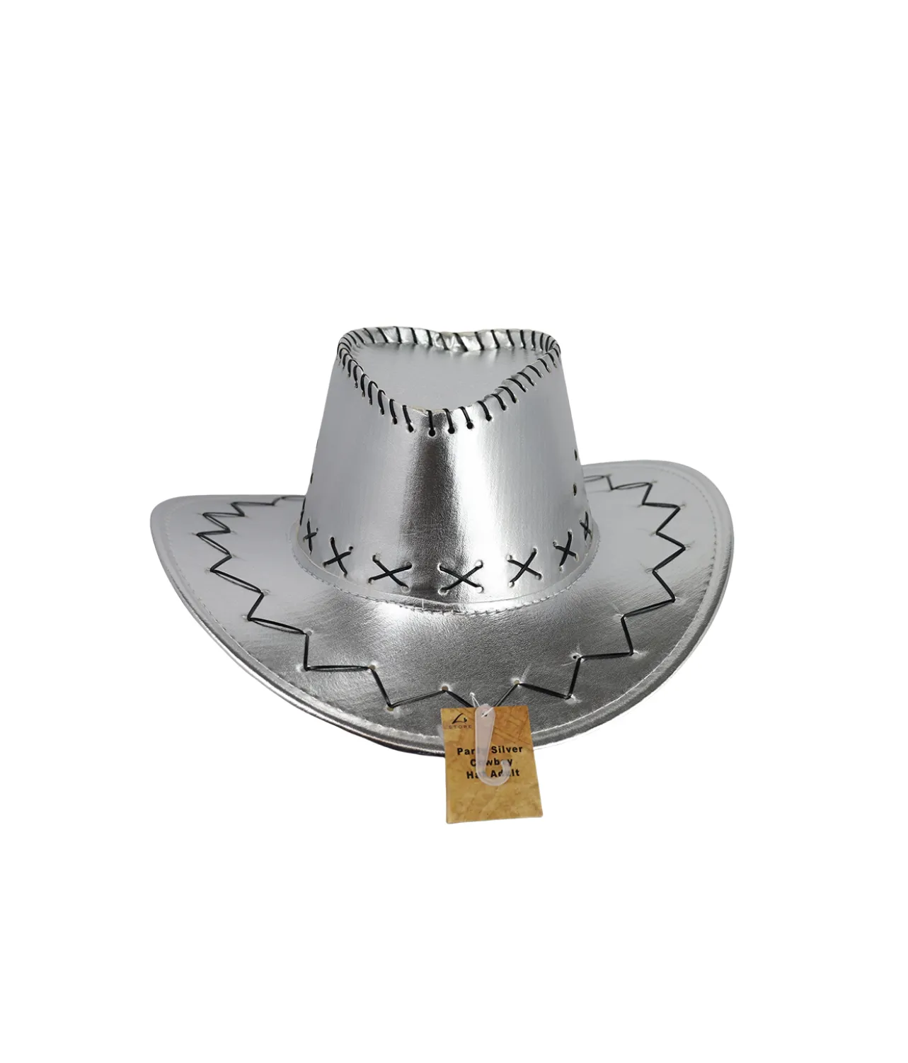 Silver Metallic Cowboy Hat