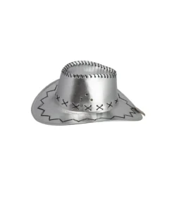 Silver Metallic Cowboy Hat