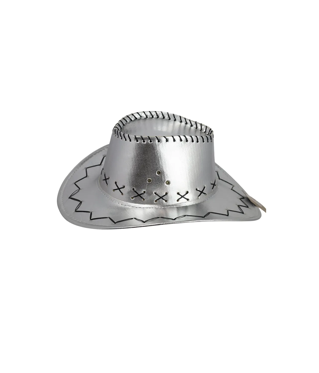 Silver Metallic Cowboy Hat