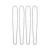 Silver Necklaces 4pk