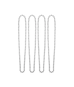 Silver Necklaces 4pk
