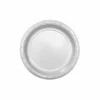 Silver Paper Plates 12x9in