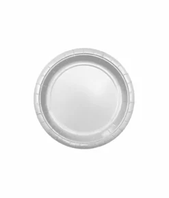 Silver Paper Plates 12x9in