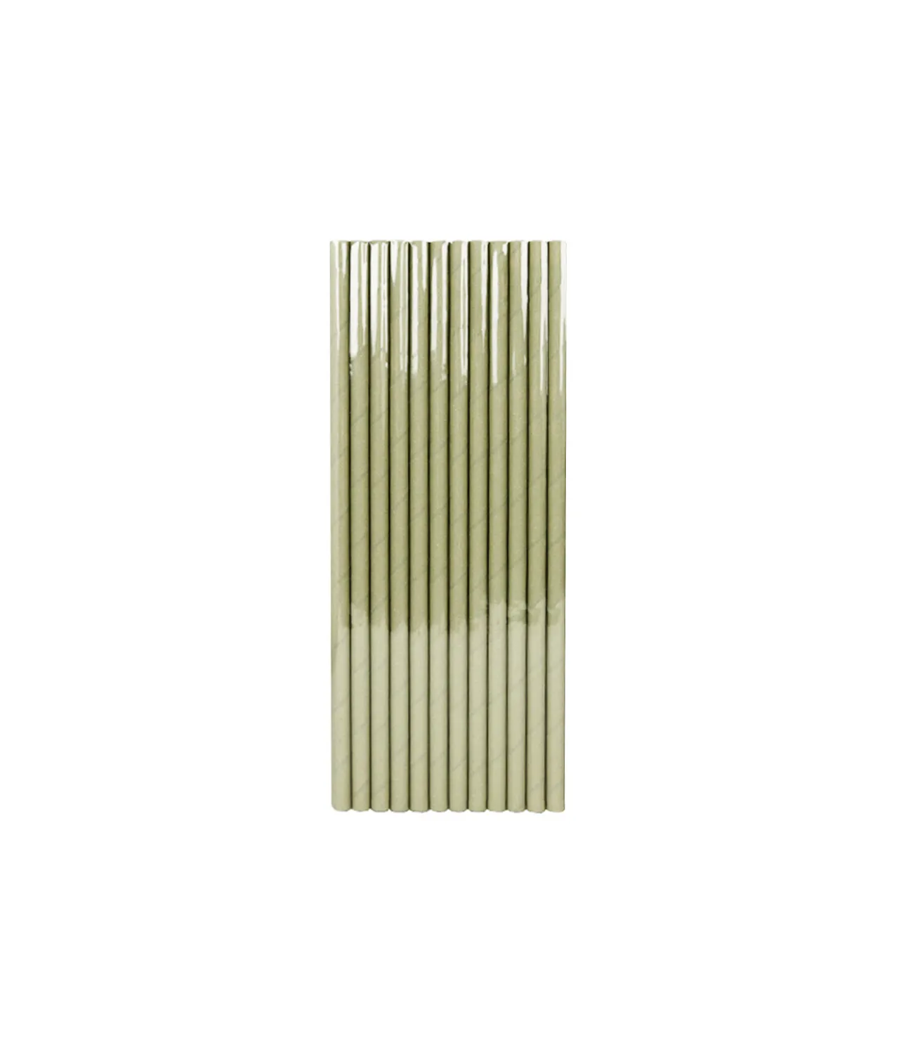 Silver Paper Straws 25pk