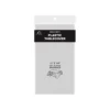 Silver Plastic Tablecover 137x274cm
