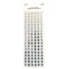 Silver Rhinestone Stickers 108pc