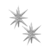 Silver Starburst 2pc 56cm