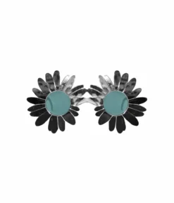 Silver Sunflower Party Glasses